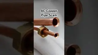 AC Copper Pipe Size Scam #airconditioner