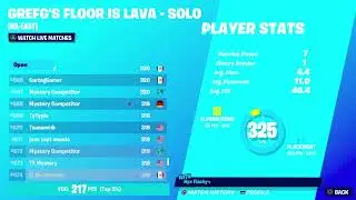 Fortnite tournament attempt #2