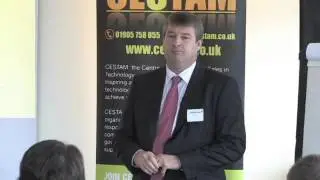 Group MD of J C Bamford, talks to CESTAM Midlands