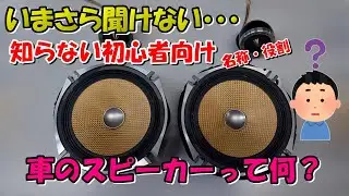 【簡単スピーカーについて解説】カーオーディオ パッシブネットワークの仕組み　知るだけで奥が深くなり、もっと楽しくなるよ♪