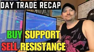 Trade Recap, Trading Support and Resistance on a Horizontal Pattern,