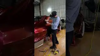 Subaru STi gets vinyl wrap