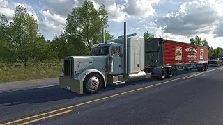 American Truck Simulator | ATS 1.53 | Peterbilt Dom 379 | Timpte Super Hopper | 4K