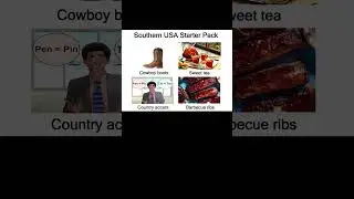 Southern USA Starter Pack #usa #memes #shorts