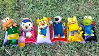 Pororo Bermain Air Warna Warni Bersama Crong, Edy, Loopy, Patty, Hary, Poby, Rody, Tongtong, Tutu
