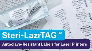 Autoclave Resistant Labels for Laser Printers