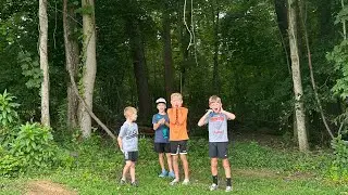 Exploring the woods ￼