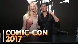 THE PUNISHER: Jon Bernthal and Deborah Ann Woll at Comic-Con 2017
