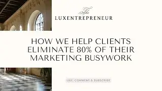 Why Marketing Feels Exhausting &mdash; And How We Remove 80% of It