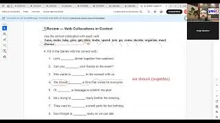 Spoken English Practice Language Chunks and Collocations   video 03