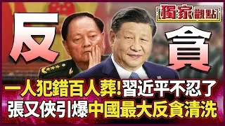 一人犯錯兩百軍官陪葬！張又俠引爆解放軍「歷年最大反貪清洗」 習近平這回不忍了！#獨家觀點 #環球大戰線 #寰宇全視界@環球大戰線