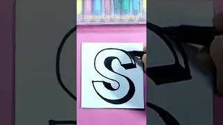 Letter drawing #letter #letterdrawing #youtubeshorts