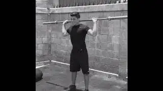 Behind the neck split jerk