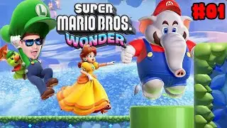 NOWY MARIO przebrał się za SŁONIA i ma wielką TRĄBE! 🐘 Super Mario Bros Wonder #01