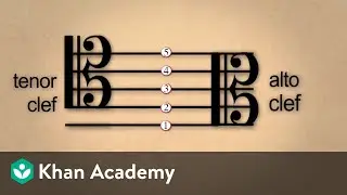 Lesson 6: Alto and tenor clefs. | Music basics | Music | Khan Academy