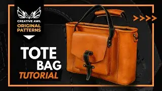 How to make leather Tote bag