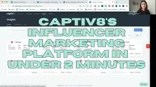 Captiv8's Influencer Marketing Platform in Under 2 Minutes!
