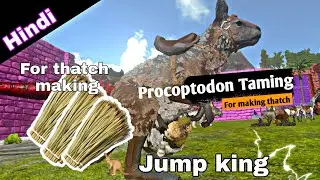 🔥Procoptodon Taming For Thatch //  Ep 6 //Ark Mobile // Mp Wizard gaming