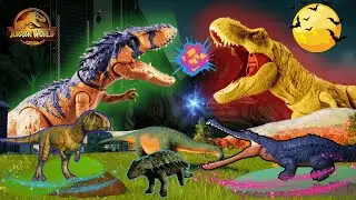 Triceratops VS Ankylosaurus | Jurassic World Dinosaurs Collection : Indominus Rex , Pyroraptor ...