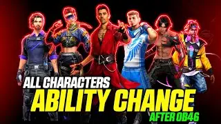 Character Ability change after OB46 update | Free fire OB46 update changes | OB46 Update changes