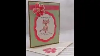 10 Quick & Easy Cards video#14 using Stampin Up Giggle Greetings stamp set