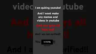 I am quiting YouTube! #fingermark