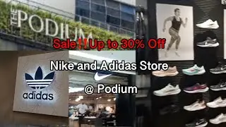 Nike and Adidas Store @ Podium Vlog