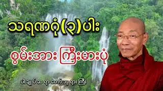 သရဏဂုံ(၃)ပါး စွမ်းအားကြီးမားပုံ ပါချုပ်ဆရာဘုရားကြီးတရားတာ်