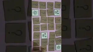 Memory Game out of waste cardboard #youtubeshorts #shorts