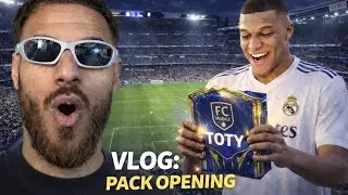 PACK OPENING au Bernab&eacute;u🔥MBAPP&Eacute; m&rsquo;ouvre un pack?😱(VLOG) 