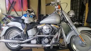 1990 was the first year for the Harley GRAY GHOST FAT BOY. 4400 unit make