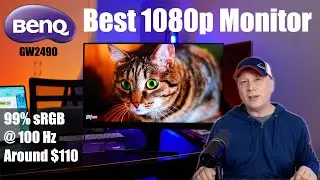 Лучший монитор 1080p 2024 года для Mac и Windows PC &mdash; BenQ GW2490 &mdash; $110