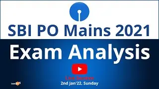 SBI PO MAINS  Exam Analysis  | Questions asked | Good Attempt | By Yaman Kansal