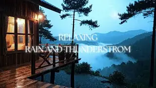 Sleep Faster with Dark Rain and Thunder Night