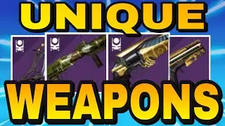 MOST UNIQUE Weapons In Destiny 2 Season Of The Chosen! - Sola's Scar, Igneous Hammer, Bottom Dollar!