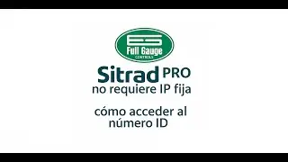 Como acceder a tu n&uacute;mero ID para accedo remoto - Sitrad PRO