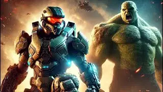 Drawing ork and space marine from warhammer40k