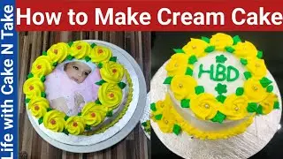 Customize Cake| photo cake| baby girl cake| Life with Cake N Take|