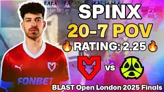 SPINX 20-7 POV vs M80 (Inferno) | QUARTER FINAL BLAST Open London 2025 Finals