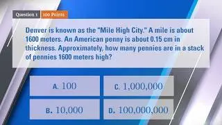 AMS Math Game Championship 2020 Semifinal One Question 1