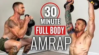 30 Minute Full Body AMRAP: Kettlebells and Bodyweight
