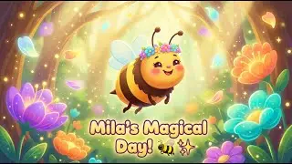 The Magical Day of the Little Bee 🐝✨