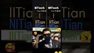 B.Tech IITian ya M.Tech IITian || Both are best💯 Because IIT tag 🔖is best #iit #btech #mtech #iitian