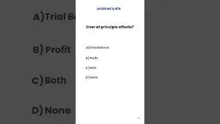 JKSSB MCQ 🔥JKSSB Finance Account Assistant MCQ | Exam Level #jkssb #exam