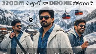🚨3200m ఎత్తులో నా DRONE పోయింది 🚨|shymbulak skiresort,almaty,Kazakhstan🇰🇿||DriveWithPavan