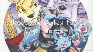 Neopets: The Darkest Faerie Copic Illustration