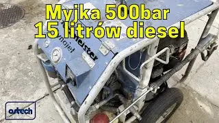 Myjka 500 bar 15l/min z silnikiem diesla.