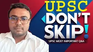 Daily UPSC 2026 Prelims | Most Relevant Current Affairs Questions