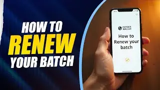 How to Renew Your Batch | Step-by-Step Guide 🔄