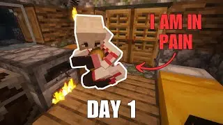 VR MINECRAFT with Full Body Tracking Day 1